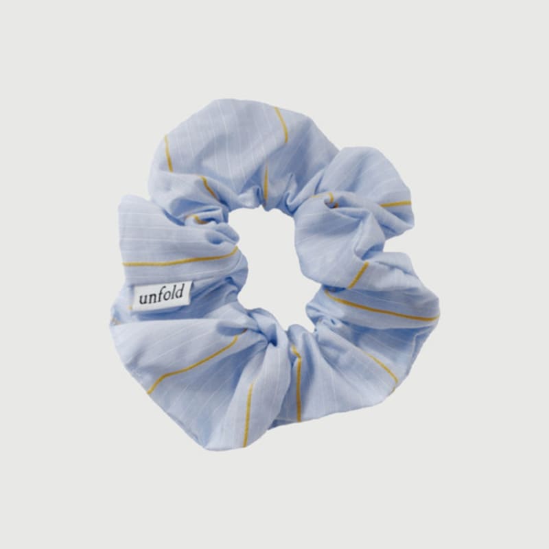 Unfold Cotton Stripe Scrunchie
