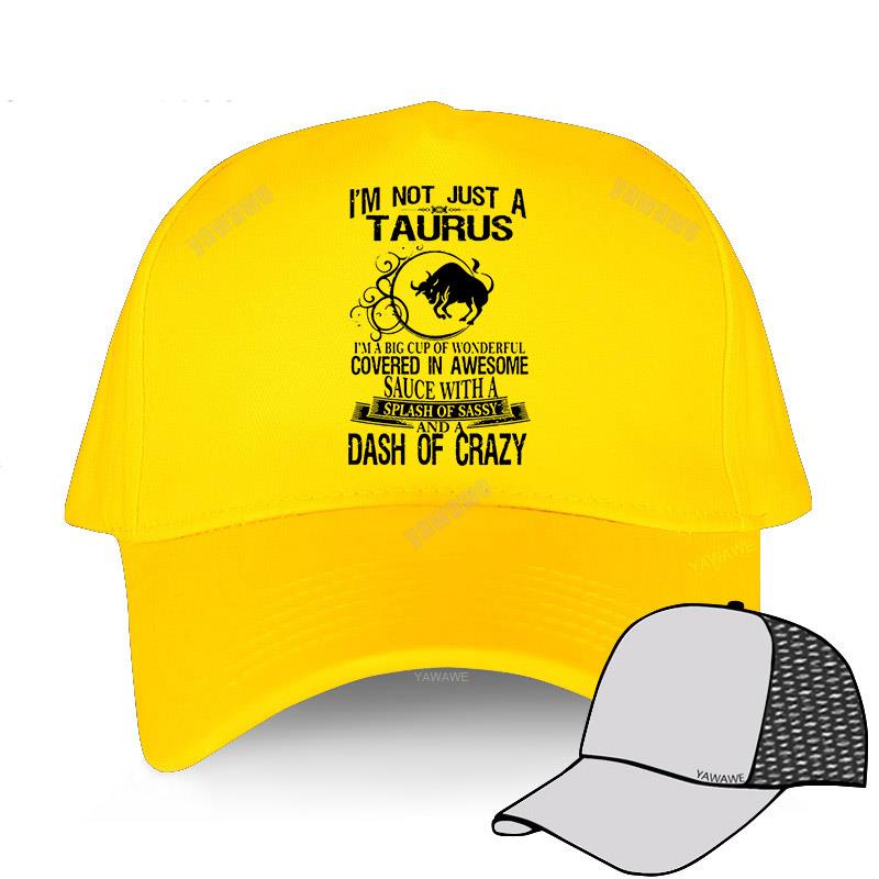 Outdoor Snapback Baseball Cap Black Cotton Hats Zodiac Signs Sassy Taurus Humor che Guevara Man Women Summer Hip Hop Caps sunhat