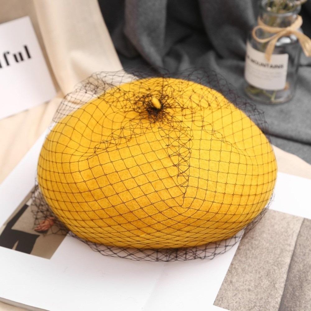 French Style Painter Hat Net Beanie Cap Vintage Mesh Wool Beret  Girl