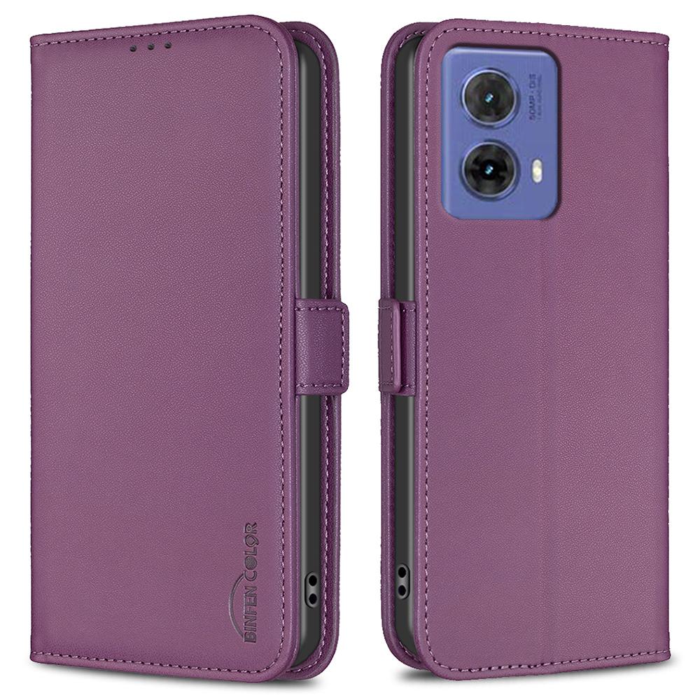 BINFEN COLOR BF31 For Motorola Moto G85 5G/S50 Neo 5G Case Wallet Leather Flip Phone Cover