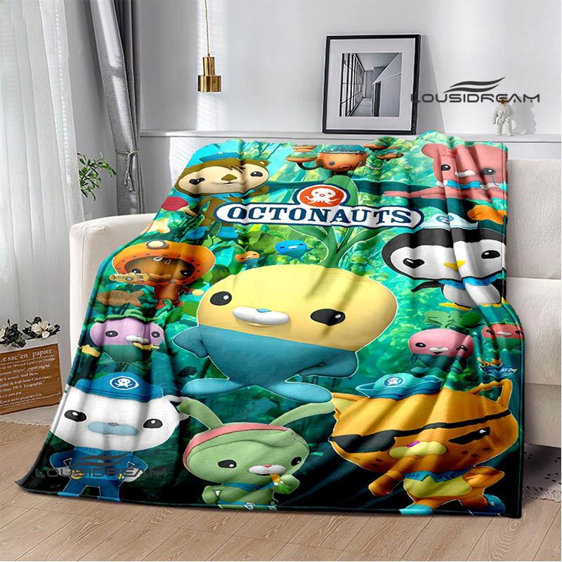 3D The-Octonauts printed blankets picnic blanket Warm Flannel blankets Soft and comfortable blanket bed linings Birthday Gift