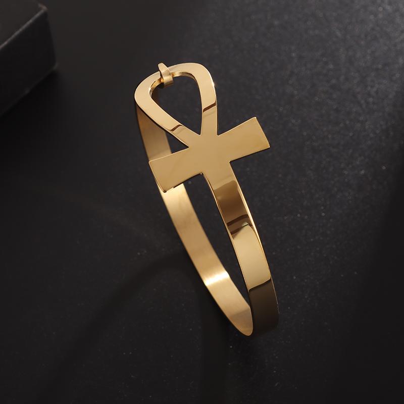 Modeontwerp Roestvrij Staal Gebogen Tafelgerei Vork Open Armband Mannen en Vrouwen Persoonlijkheid Bedel Hip Hop Casual Sieraden Cadeau
