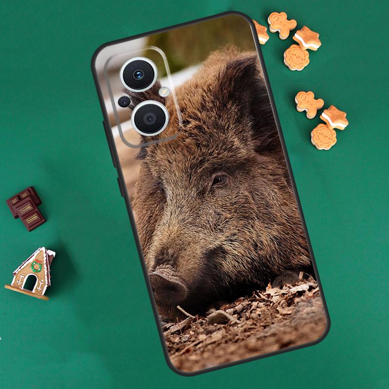 Wildschwein Hülle Für OPPO Reno 8 7 Lite 14 13 12 11 F 10 Pro 8T Hülle Für OPPO Find X8 X6 X5 X9 Pro Hülle