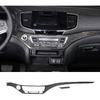 Mittelkonsolen-Panel-Zierleiste für Honda Pilot 2016-2022, Kohlefaser-Automobil-Mittelkonsolen-Abdeckungs-Aufkleber Schutzvorrichtung Innenzubehör