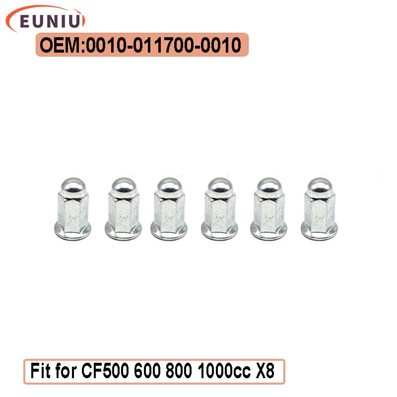 NUT M8, Pack of 6 Fit For CF500 800 900 1000OEM 0010-011700-0010