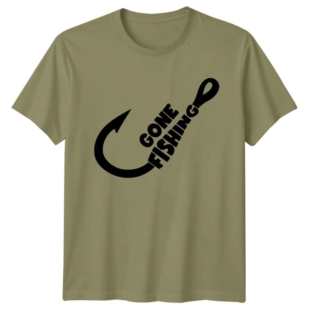 Gone Fishing Fish Hook Hobbies Unisexs TShirt FisherUnisex Tee