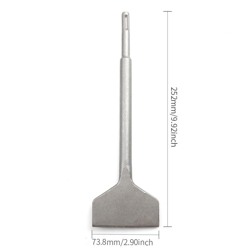 Elektrischer Hammer, Schlagbohrmaschine, elektrischer Pick, runder Griff, flacher Meißelzahn, U-Pick, Hartlötschaufel für Zementwände