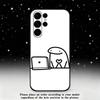 Celular flork Handyhülle Für Samsung S25,S24 Ultra,S20,S30 plus,S22 plus,S23,S30 Ultra 5G Silikon Schwarzes Gehäuse