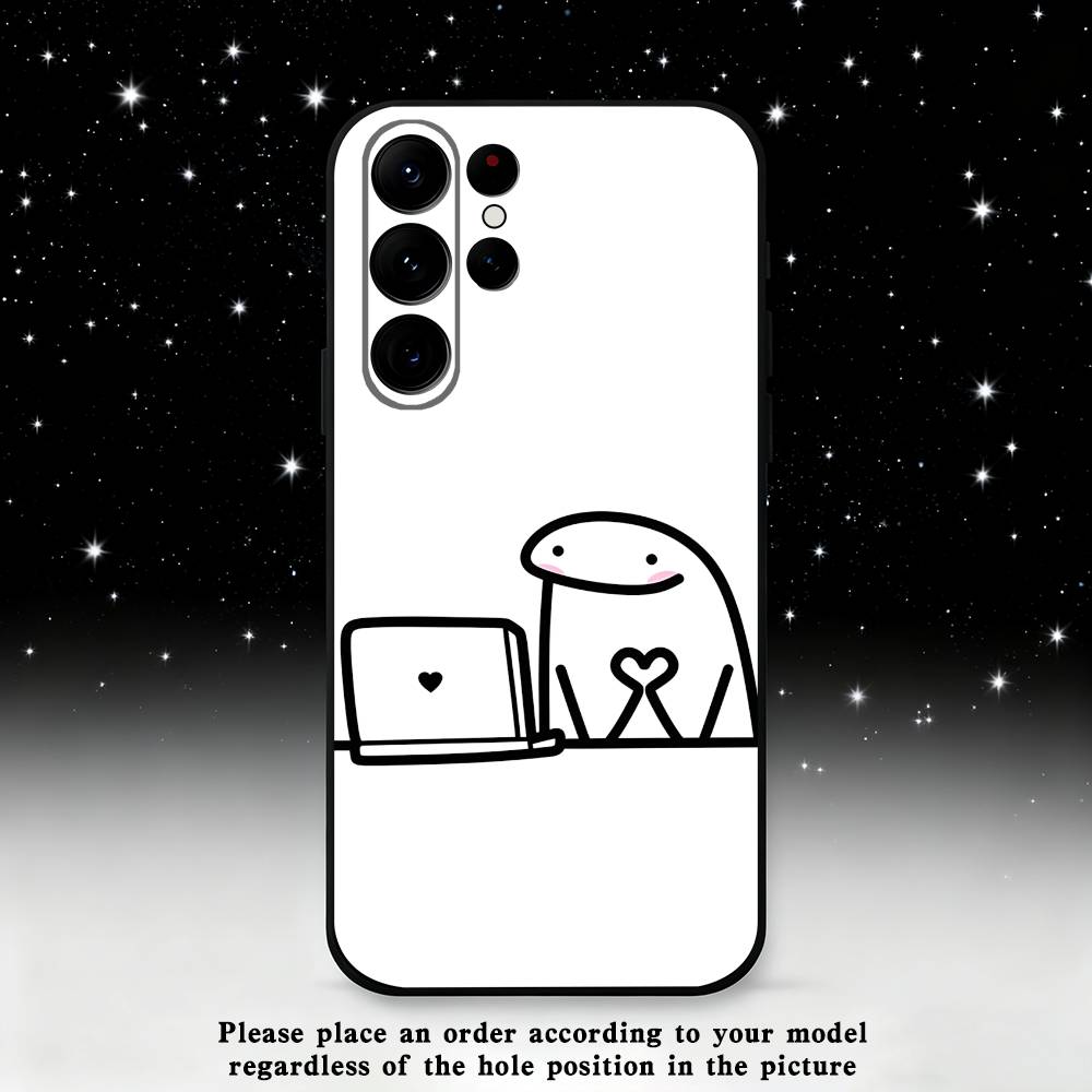 Celular flork Handyhülle Für Samsung S25,S24 Ultra,S20,S30 plus,S22 plus,S23,S30 Ultra 5G Silikon Schwarzes Gehäuse