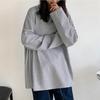 100% Cotone 20224 Primavera Nuovo Maglietta a Maniche Lunghe Donna Maglietta Basic Maglietta Oversize Donna Casual Girocollo Maglietta Donna Taglia USA