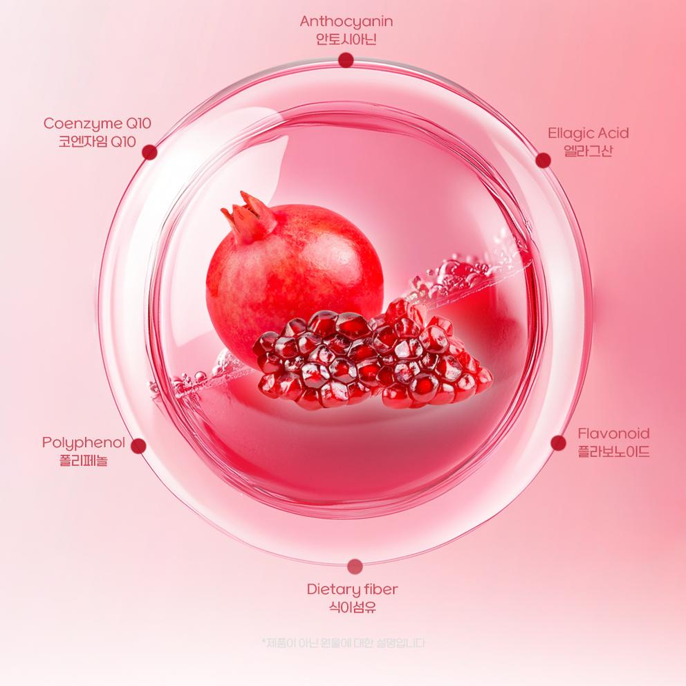 Rubyslin Pomegranate Extract Tablets for Women's Health, Menopause Relief, and Estrogen Balance, 90 Tablets, 3 Pack