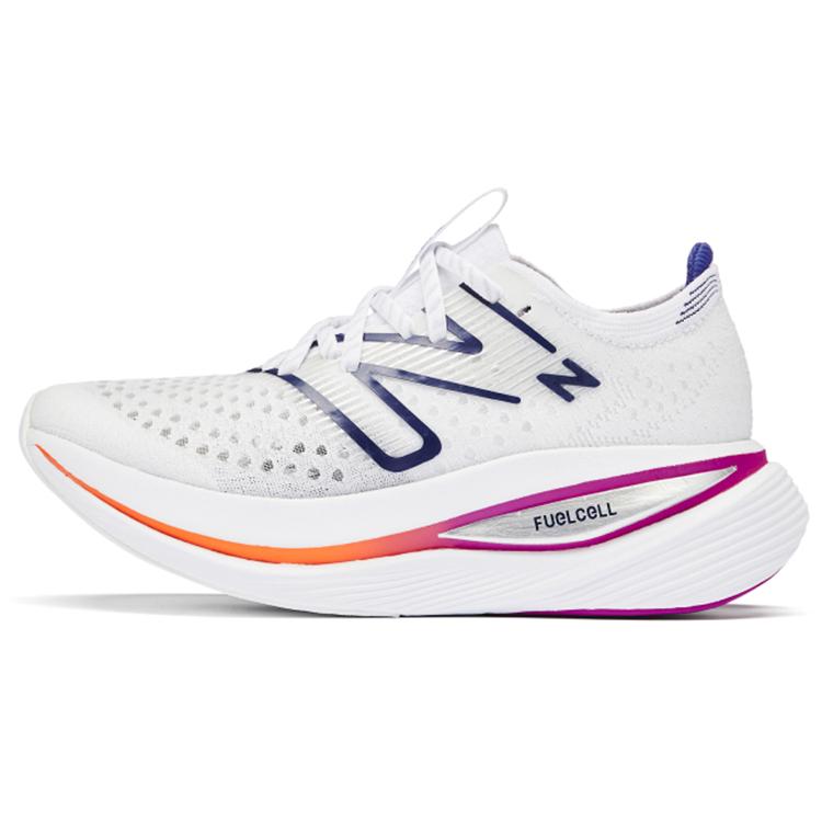

New Balance FuelCell SuperComp Trainer White Blue Magenta Women s 36