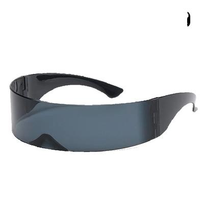 Sonnenbrille Vintage Lustig Futuristisch Wrap-Around Kostüm Bunte Sonnenbrillenmaske Neuheitsbrille Halloween Partybrille