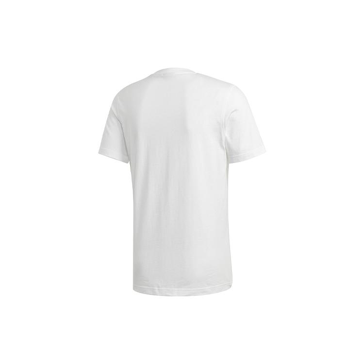 adidas Originals T-Shirts Herren Weiß Rundhals Mittlere Normale Passform FK1349