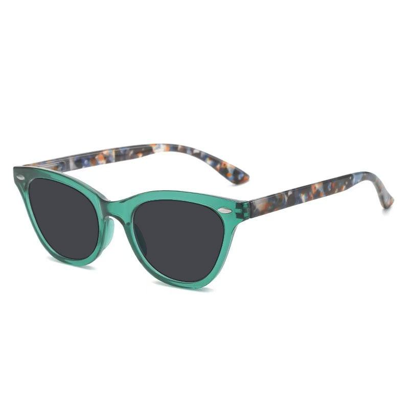 Fashion Gray Lenses Myopia Glasses for Women Trendy Casual Outdoor Sunglasses with Minus Diopters Cat Eye Anti-UV Eyewear Men