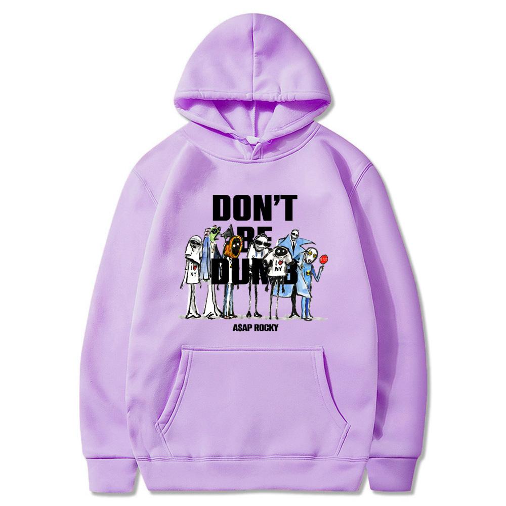 American Rapper Album Print Hoodie Album DON'T BE DUMB Sweatshirts Harajuku Aesthetic Hoody Classic Punk Hooded Pullovers
