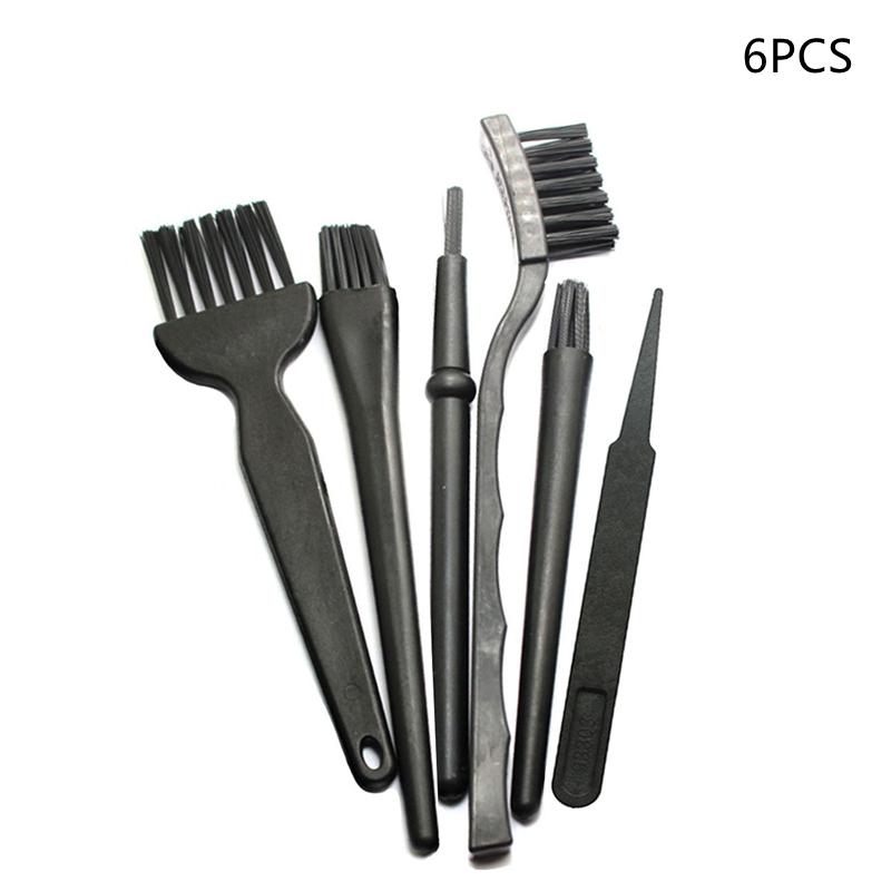 3/6/8 Pièces/lot Jeu de brosses métalliques Fils d'acier Fils cuivrés Nylon Rouille Nettoyer Outils de nettoyage Polissage Détail Brosse à rouille