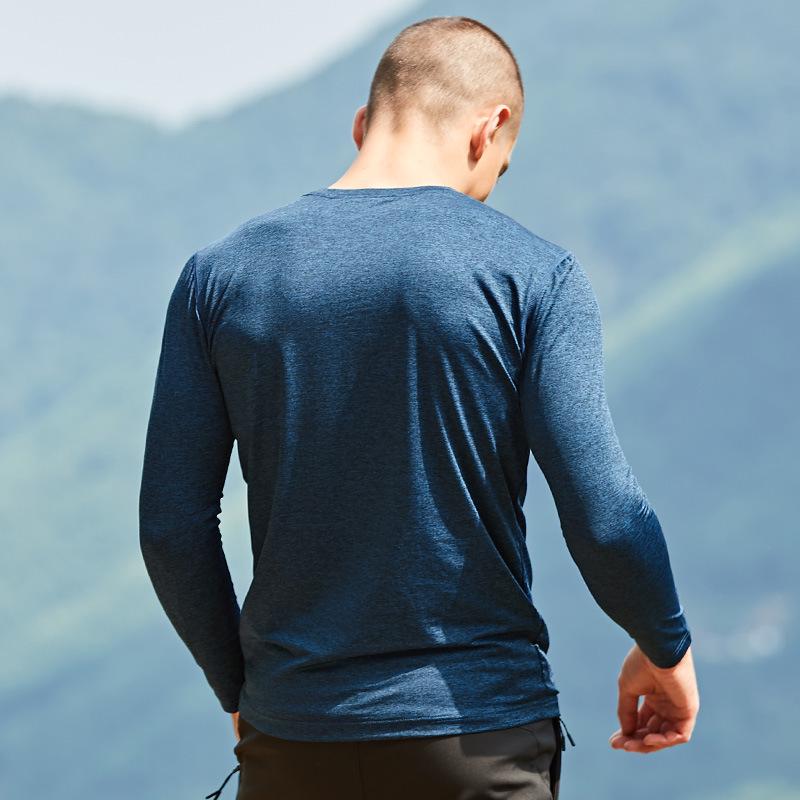 Couple's Quick-Dry Long Sleeve T-shirt for Outdoor Running and Fitness