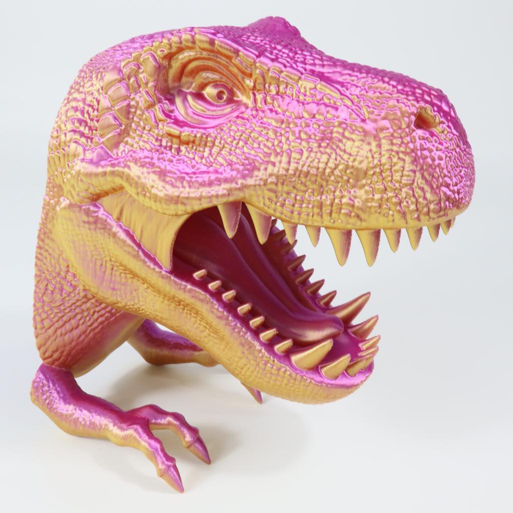 3D printed Tyrannosaurus rex dinosaur avatar multifunctional ornament suitable for desktop decoration and office display