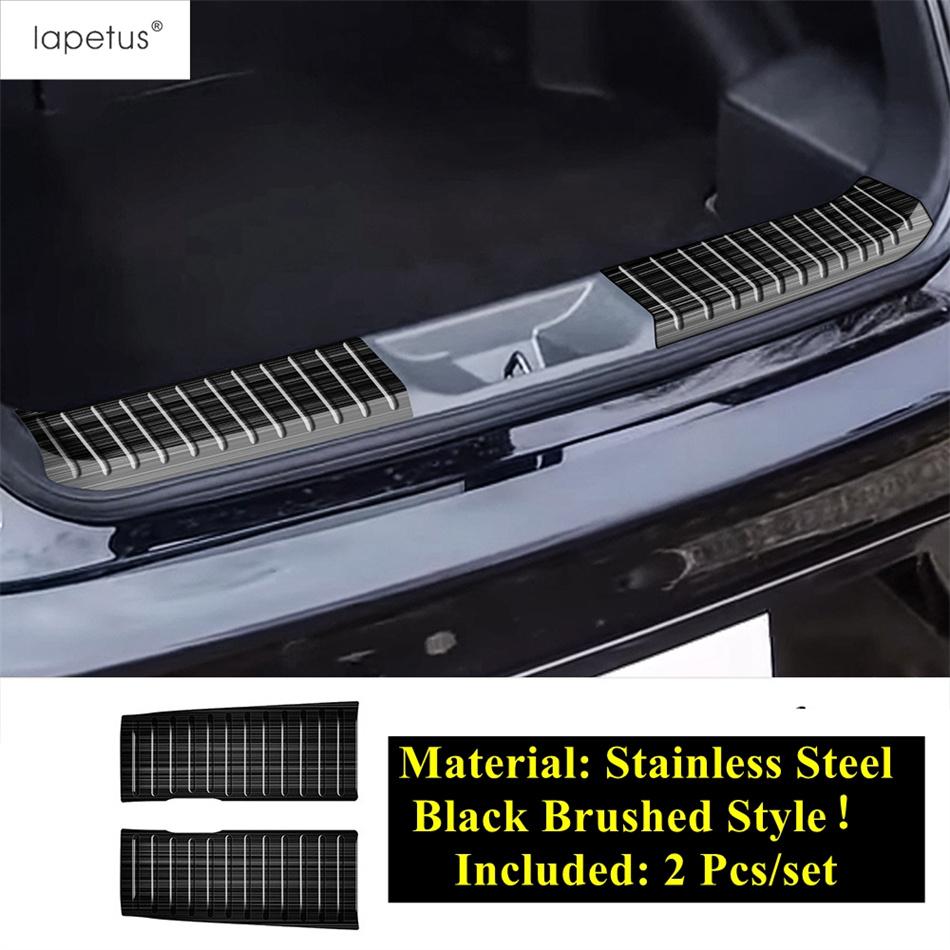 Rear Door Sill Strip / Trunk Plate Guard Foot Pedal Protector Cover Trim Fit For Toyota Prius 60 Series 2024 Accessories