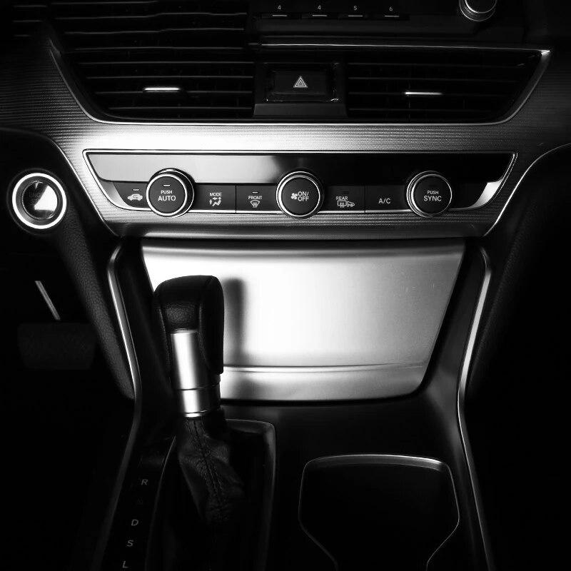 For Honda Accord 10th 2018   2022 Accessories Central Control Cigarette Lighter Panel Flip Cover Decorative Frame Cover