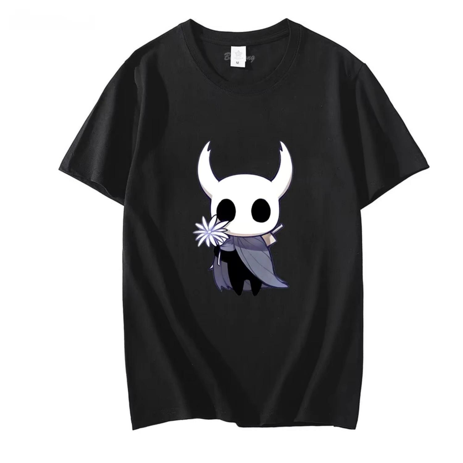 

Hollow Knight 2025 New T-shirt Cotton High Quality Cute Tee-shirt Cartoon Graphic Print Short Sleeve Tshirt Camisetas Soft Tops S