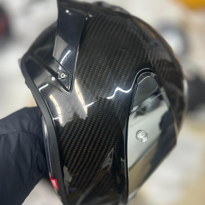 Carbon Fibre Full Face Helmet Motocross Racing Capacete Single Nail High End Configuration Motorcycle Equipments