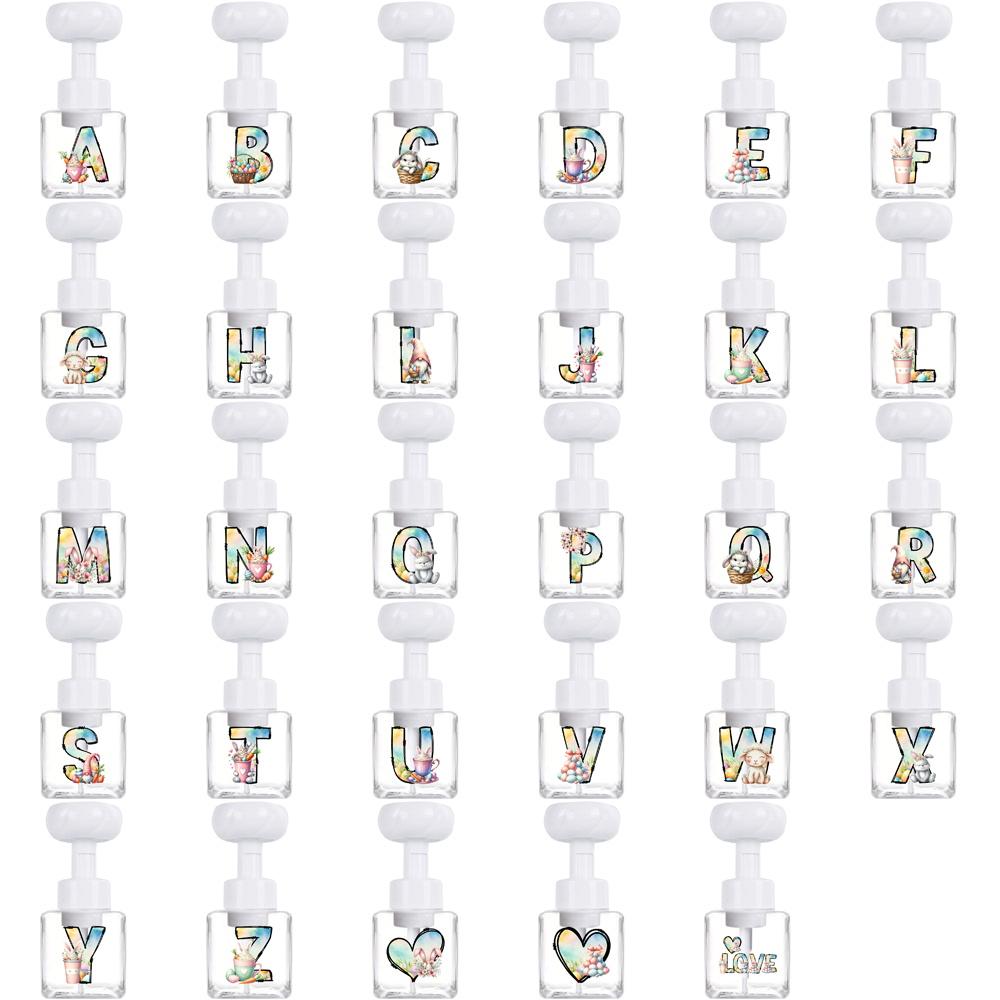 250ml Square Flower Foam Bottle 2026 Soccer Refillable Lotion Container Leakproof Travel Pump Bottle for Skincare Sports Fan Gif