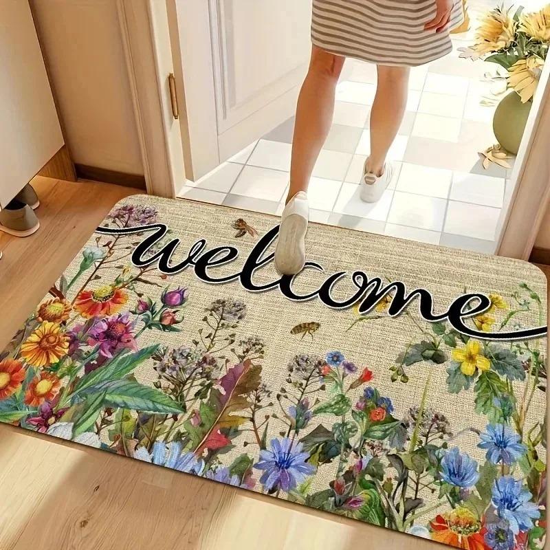 Sechszackiger Stern Pop Design Dekor Fußmatten Küchenteppiche Rutschfest Zuhause Badezimmerteppiche Badematte Teppich für Zuhause Spüle Wäsche Dekor