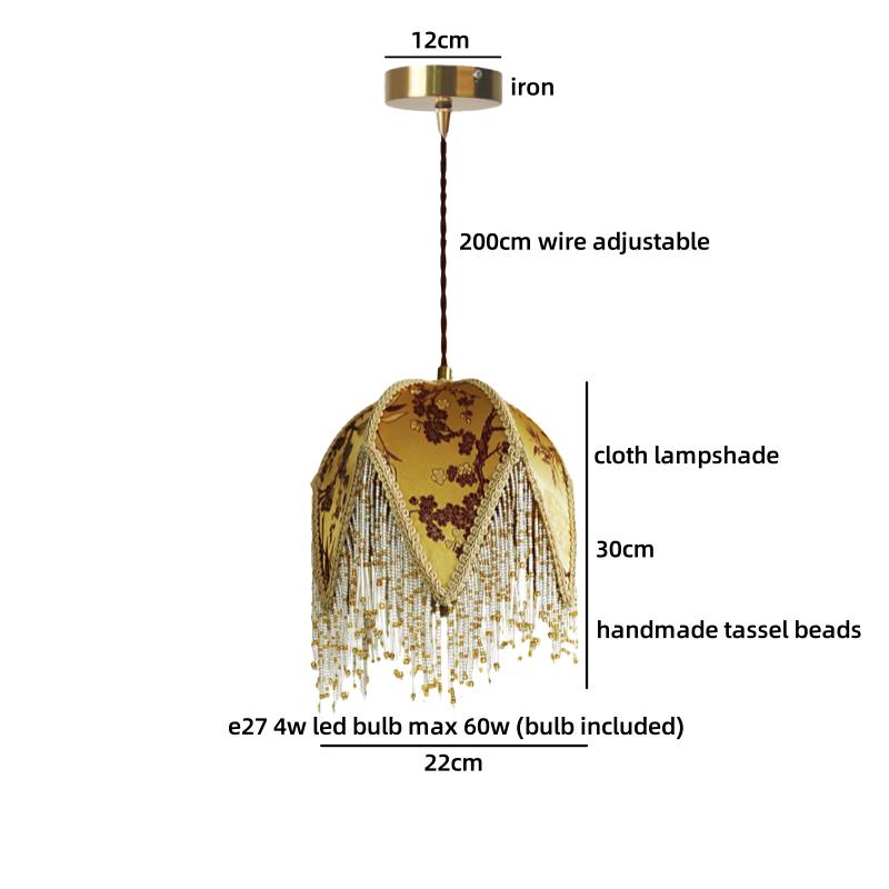 

Сельские ресторанные светильники Креативные спальные цветочные светильники Комнатные подвесные светильники жёлтый