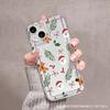 Christmas Graphic Print Clear Phone Case for iPhone 17 Air 16 15 14 13 12 11 Pro Max Cover iPhone Air 16E SE2 7 8 Plus Cartoon Winter Shockproof Cover