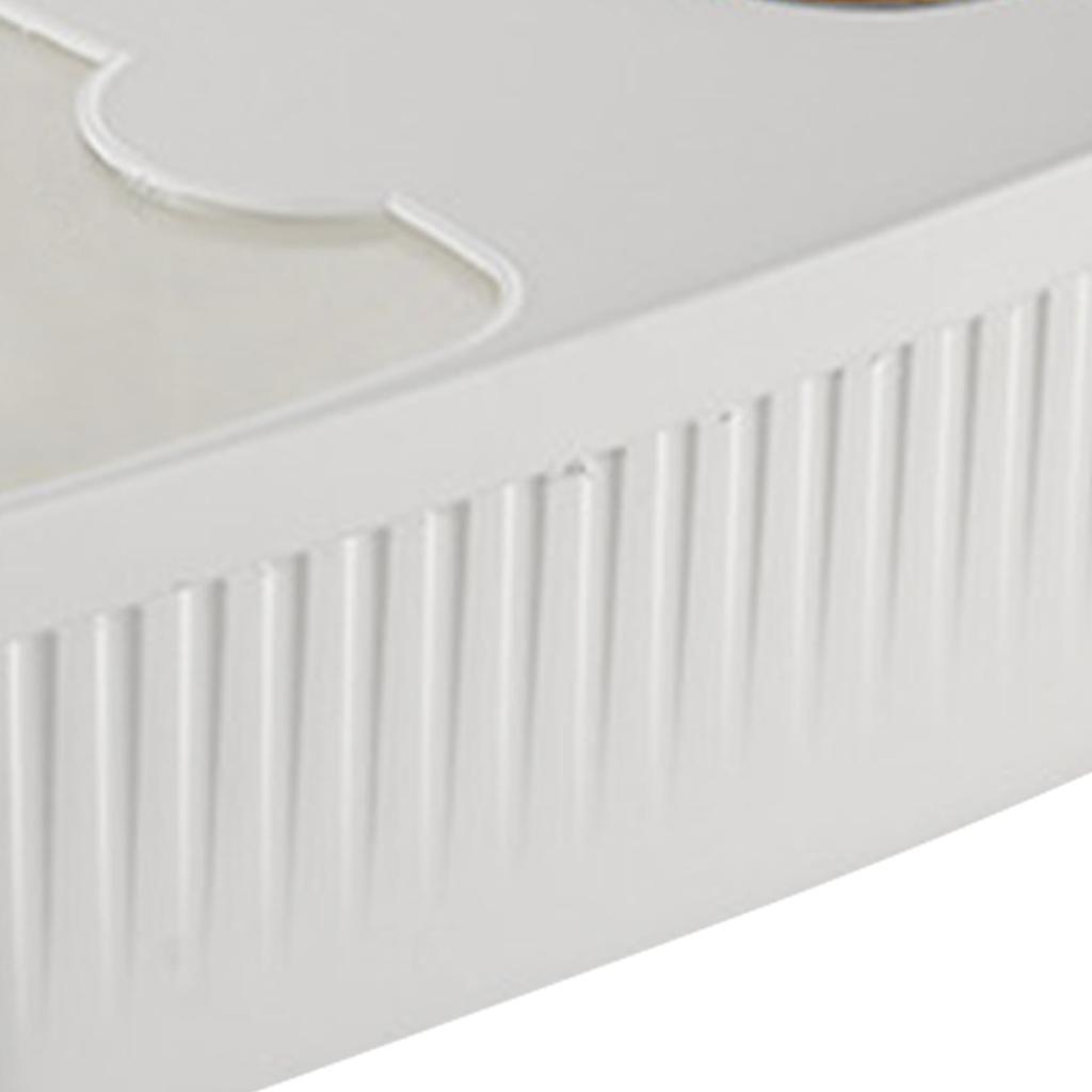 Plastová nádoba na rýži s velkou kapacitou, vzduchotěsná s víkem, zásobník na rýži pro obilí, cereálie, mouky, bílá 5 kg