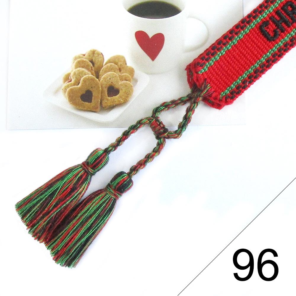 Custom Bohemian Embroidered Bracelet with Tassel and Woven Rope - Handmade Jewelry for Couples and Women