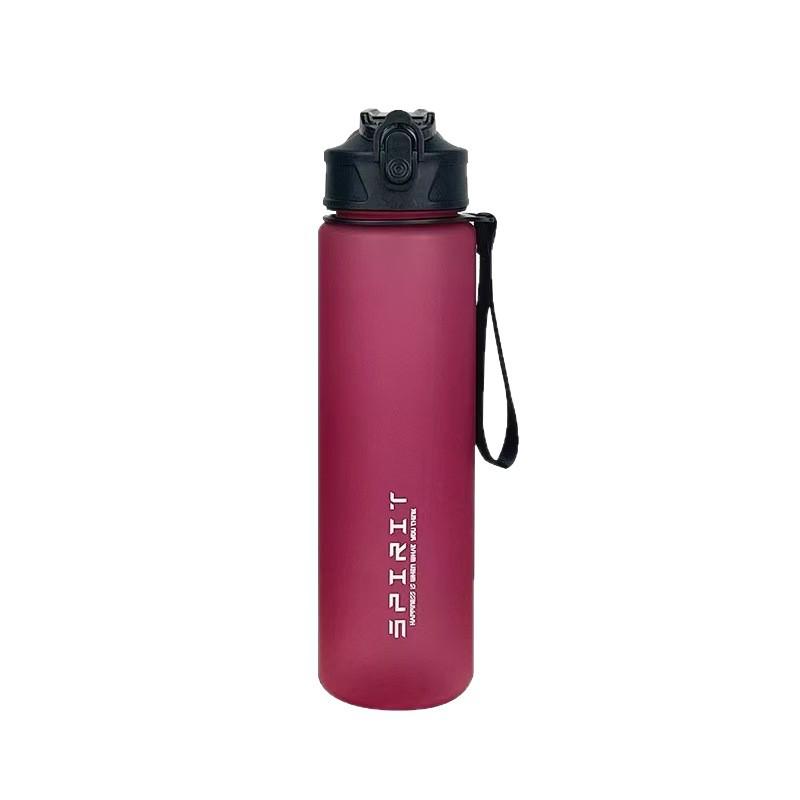 750ml Men's Durable Pop-up Lid Water Cup with Straw and Handle for Outdoor Sports