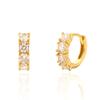 YHE0676 Luxury S925 Sterling Silver Zirconia Ear Cuff Earrings