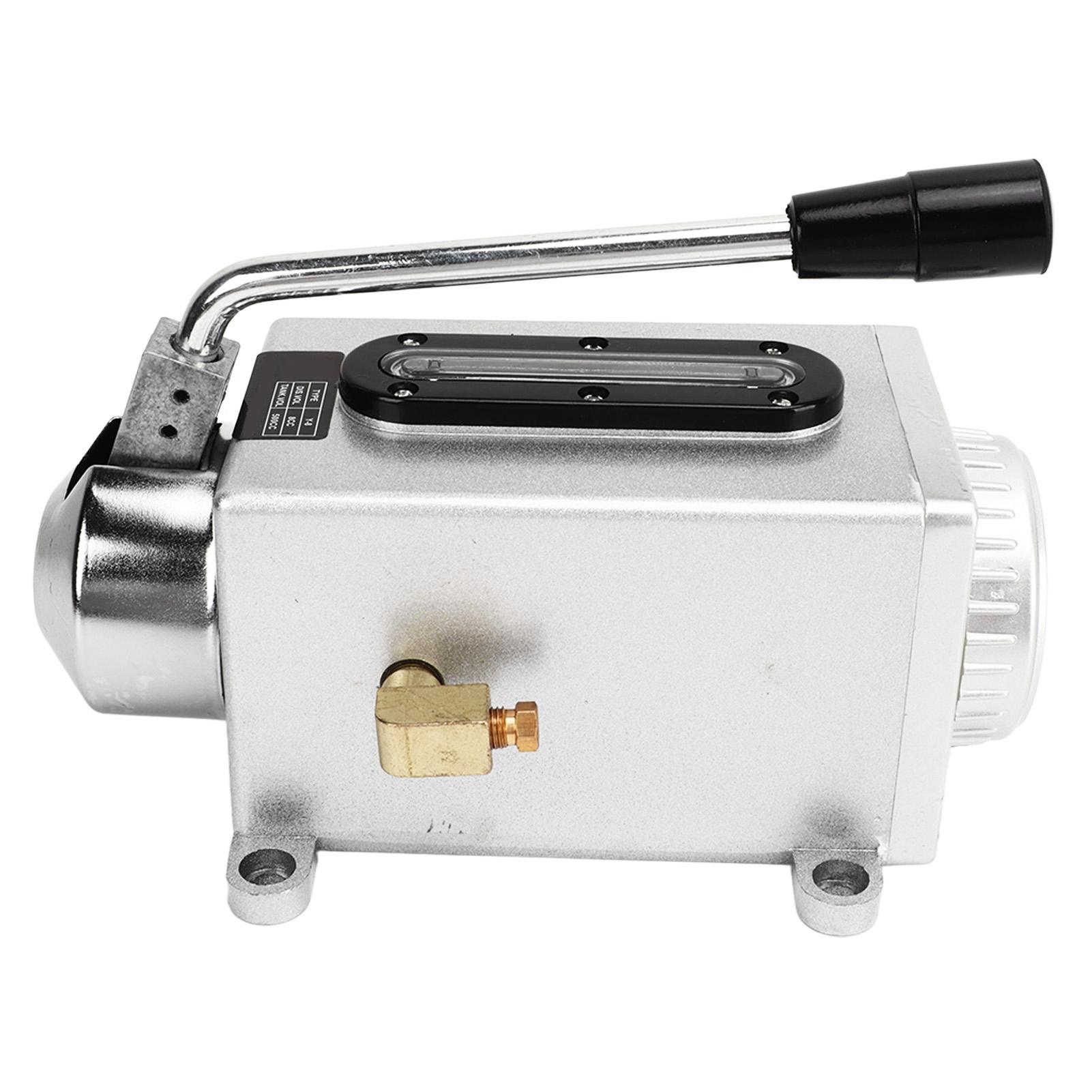 

500CC Manual Lubricating Oil Pump Double Outlet Port 4mm Hand CNC Lubrication Pump for Punching