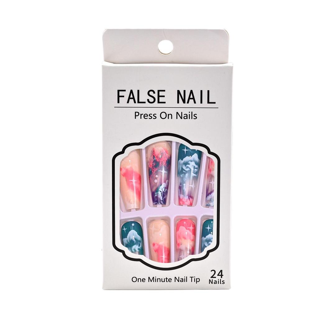 Trendy Summer Nail Art Set: Spicy Girl Fake Nails
