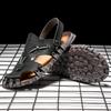 Summer new Baotou large size men's handmade sandals outdoor beach vacation dual-purpose sandals casual fashion