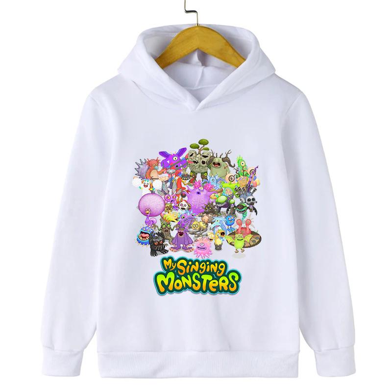 Felpa My Singing Monsters Ragazzi Ragazze Moda Casual Felpe Anime Streetwear Autunno Inverno Felpa Calda Abbigliamento Bambini