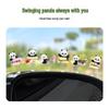 Adorable Fruit Panda Shaking Car Ornament - Electric Car Interior Console Decoration