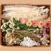 DIY Natural Dried Flower Set Eucalyptus Lavender Wheat Bunny Tails Billy Ball Flower Bouquet with Stems for DIY Crafts Home Wedding Vase Decor