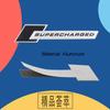 3D Premium Supercharged for car Hood Fender trunk Rear Bonnet Nameplate Decal Emblem Badge Sticker