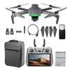 Kvadkopter med 2.7K Kamera, 3-akset Gimbal GPS FPV Sammenleggbart 5G Fly med Børsteløs Motor, Waypoint Flyvning, Optisk