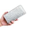 AGILITY affa Long Round Large Star Gold and Silver "Grotto" Wallet, Zipper, Capacity, Women's, Pattern,