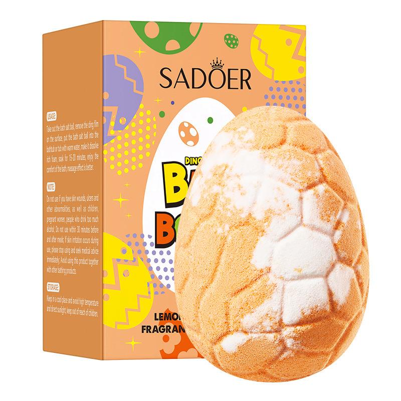 

Orange Dinosaur Egg Bath Salt Ball (Float) 100g Body Fragrance Bath Salt Ball Skin Care Products 2