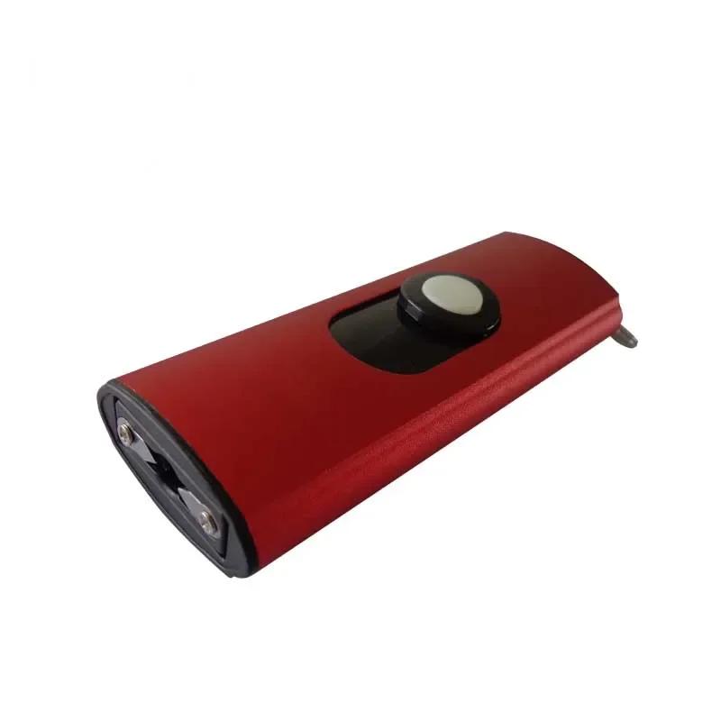 Windproof Plasma Arc Lighter Rechargeable Single Jet Flameless Metal Tool for Camping Outdoor Men's Gift Zinc Alloy Compac