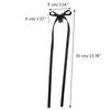 Bowknot Hairslide Barrettes Small Bow Hair Claw Long Silk Ribbon Hairs Clip Stylish Headwear Women Jewelry Decoration