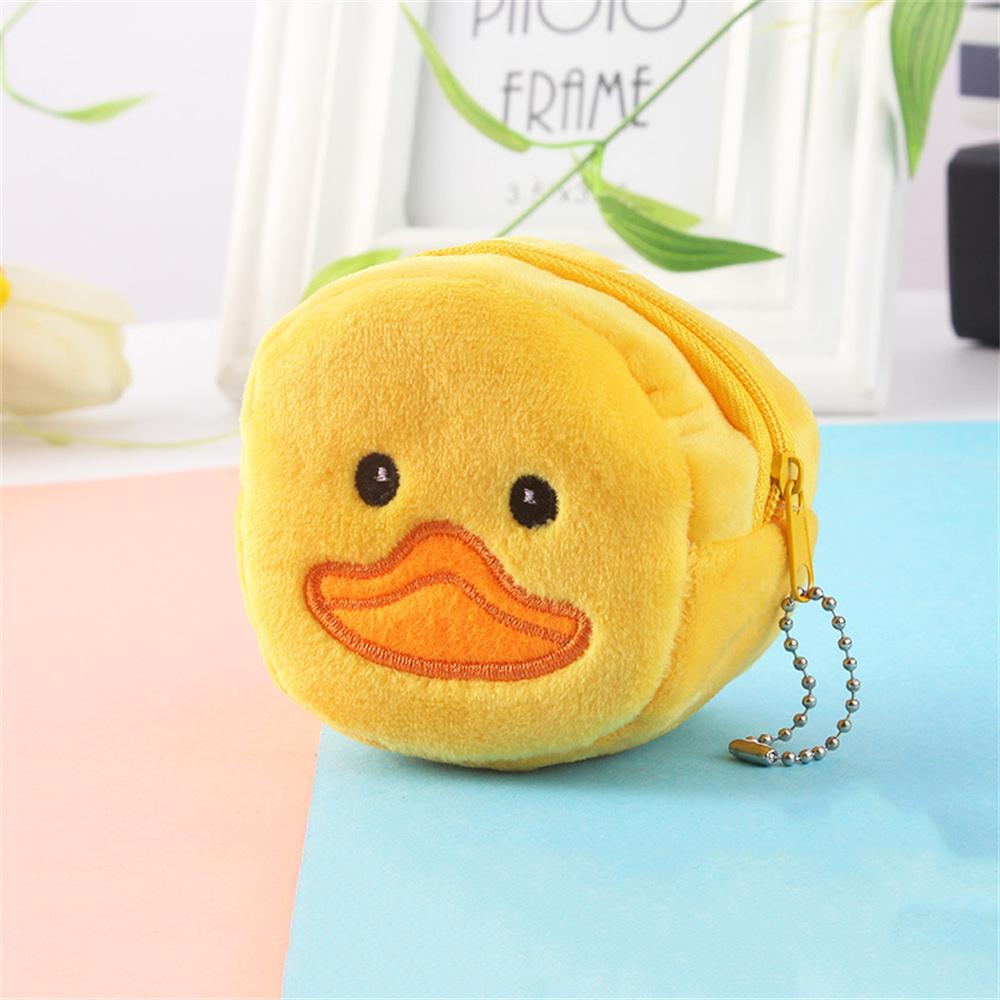 

Women Coin Purse Cartoon Zipper Plush Coin Purse Pouch Purse Earphone Bag Wallet Bag Key Holder Bags For Ladies Girls