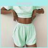 Entspanntes Damen Sommer-Shorts-Set mit Streifenmuster für Freizeit und Zuhause