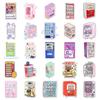 50pcs Cartoon Vending Machine Graffiti Stickers for Water Bottles, Phone Cases, and Stationery